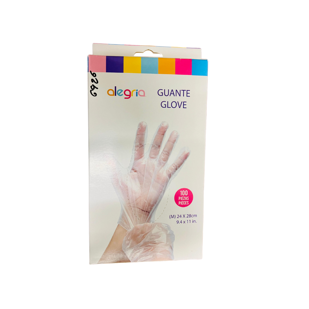 Guante Plastico 24x28CM 100PZ