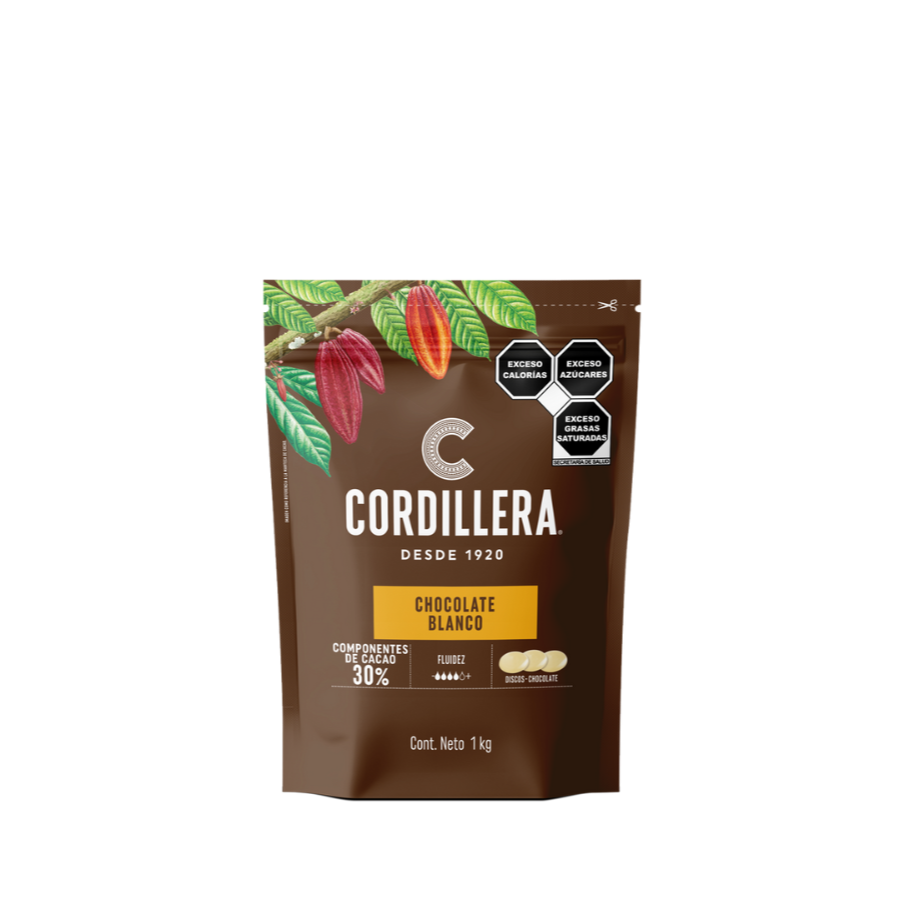 Cobertura Cordillera Blanco 30% Cacao 1KG