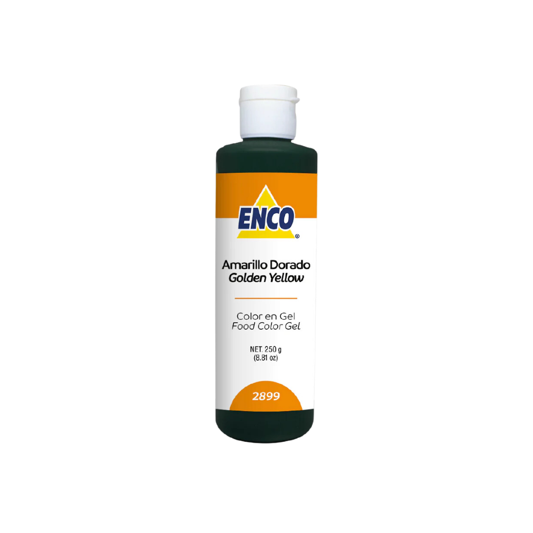 Colorante Enco Amarillo Dorado Gel