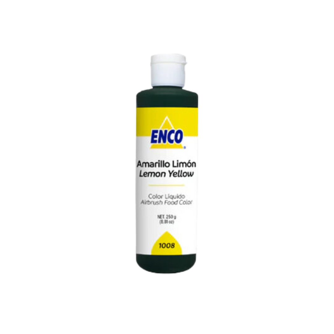 Colorante Enco Amarillo Limón Gel