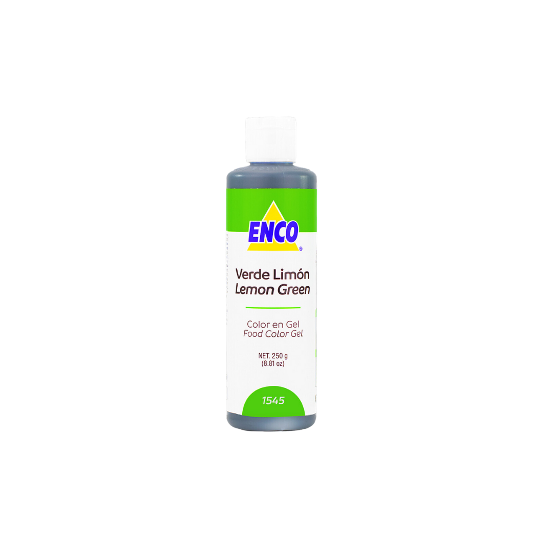 Colorante Enco Verde Límon Gel