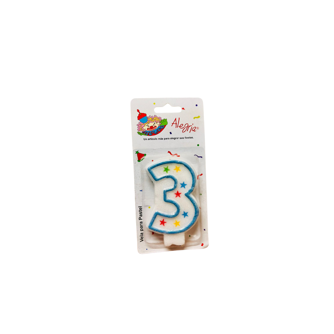 Vela Alegria Estrella Azul