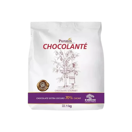 Chocolate 70% Gourmet Oscuro Cacao