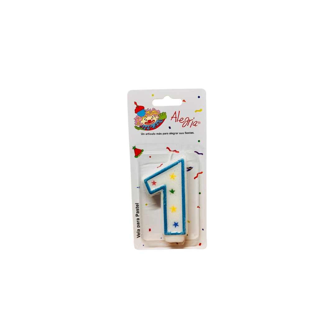 Vela Alegria Estrella Azul