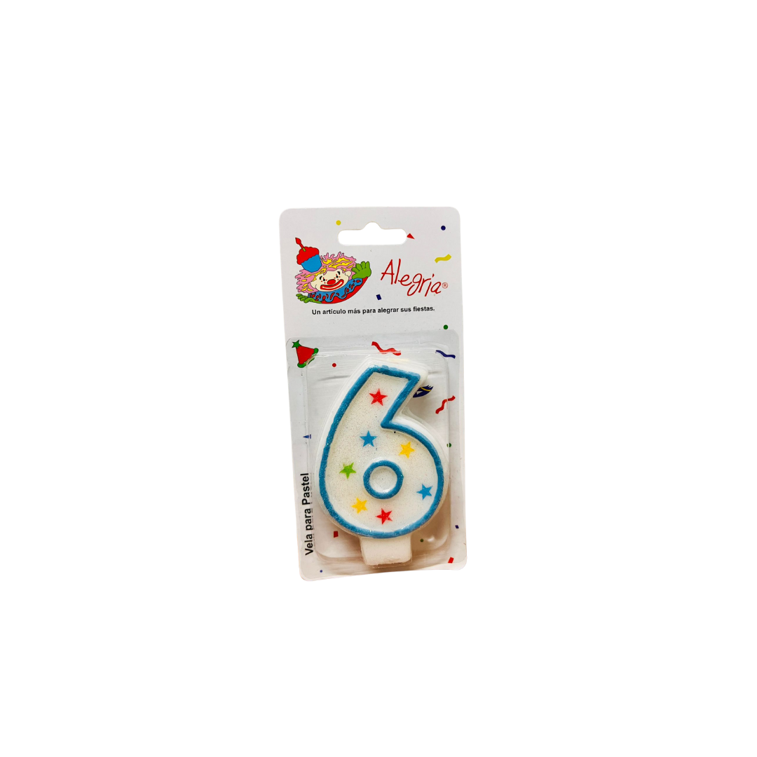 Vela Alegria Estrella Azul